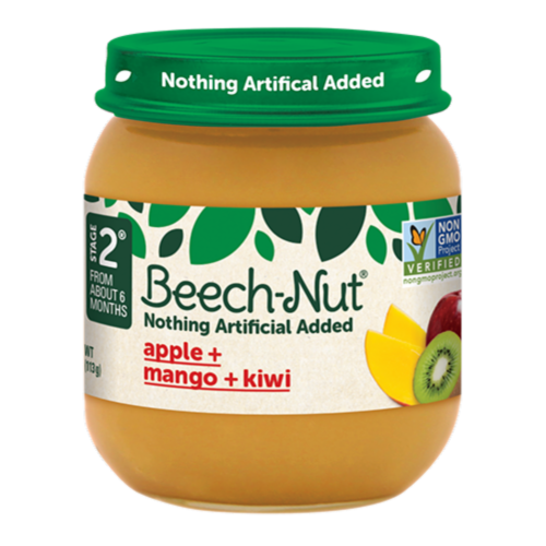 Beech-Nut Apple Mango Kiwi Stage 2 Baby Food Jar - Apple Mango Kiwi