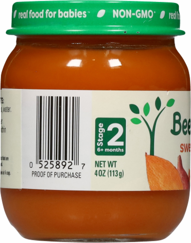 Beech-Nut Stage 2 Naturals Baby Food Jar Sweet Potato - Sweet Potato