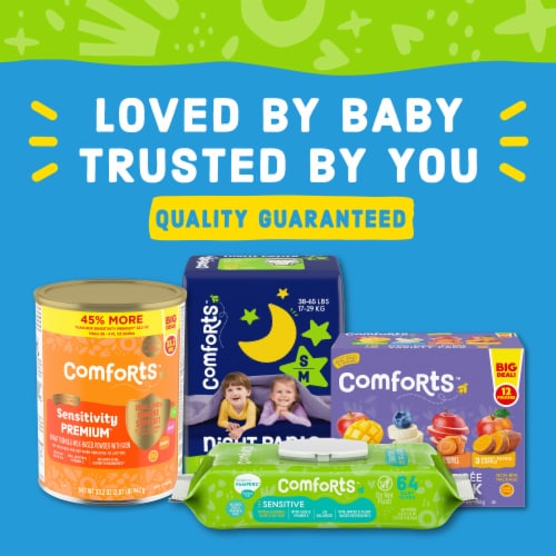 Comforts Day or Night Baby Diapers Size 4 - Size 4 / 28 count