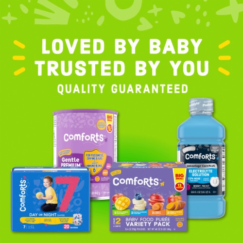Comforts Stage 2 Green Bean and Pear Baby Food Puree Pouch - Green Bean and Pear