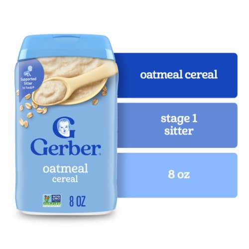 Gerber Banana Oatmeal Single Grain Cereal - Banana Oatmeal