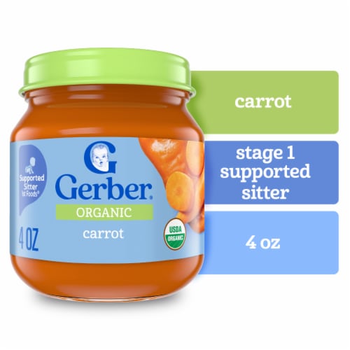 Gerber Organic 1st Foods Baby Food Carrot Baby Food Jar - Carrot