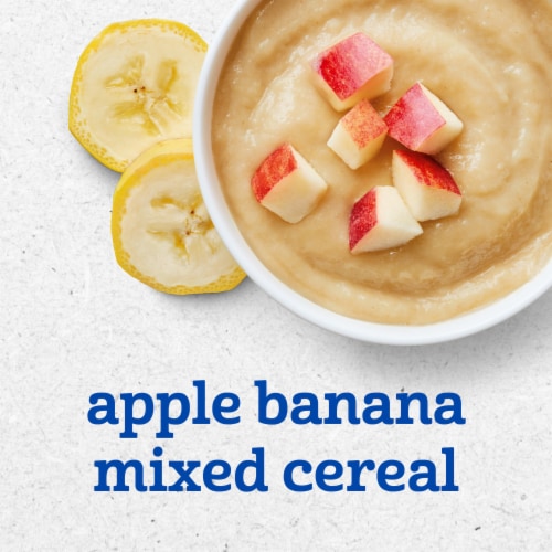 Gerber Stage 2 Baby Food Apple Banana Mixed Cereal Tubs Baby Puree - Apple Banana Mixed Cereal