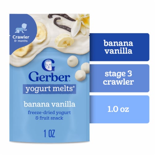 Gerber Yogurt Melts Banana Vanilla - Banana Vanilla