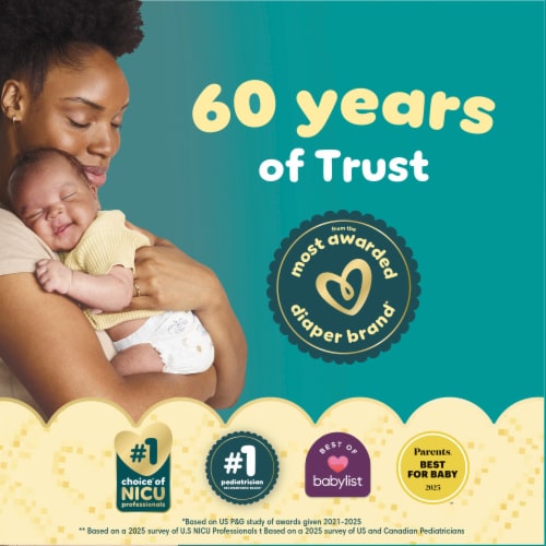 Pampers Swaddlers Baby Diapers Size 4 (22-37 lbs) - Size 4 / 22 ct