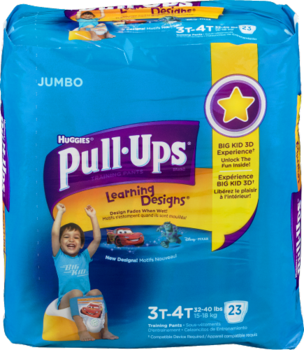 Pull-Ups Boys Potty Training Pants 3T-4T (32-40 lbs) - Boys 3T-4T / 22 ct