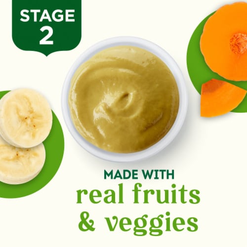 Simple Truth Organic Stage 2 Banana Squash Blueberry Baby Food Pouch - Banana Squash Blueberry