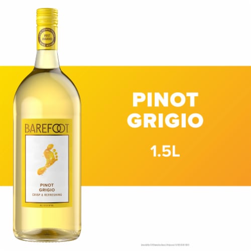 Barefoot Cellars Pinot Grigio California White Wine - 1.5 L