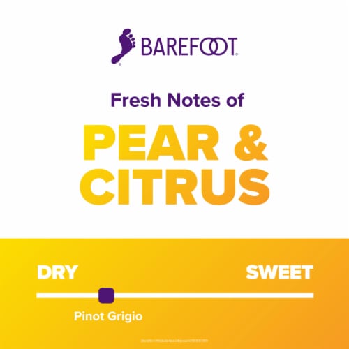 Barefoot Cellars Pinot Grigio California White Wine - 1.5 L