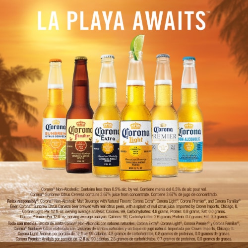 Corona Light Mexican Lager Import Light Beer - Corona Light Mexican Lager Import Light Beer