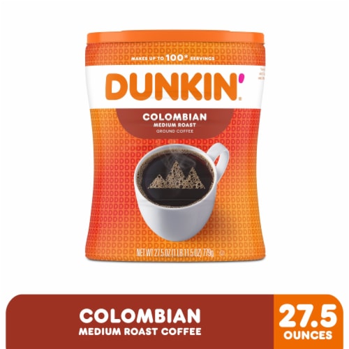 Dunkin 100% Colombian Medium Roast Ground Coffee - Dunkin 100% Colombian Medium Roast Ground Coffee