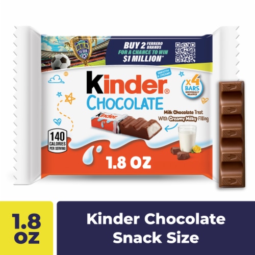 Kinder Chocolate Milk Chocolate Treat with Creamy Milky Filling - Kinder Chocolate Milk Chocolate Treat with Creamy Milky Filling