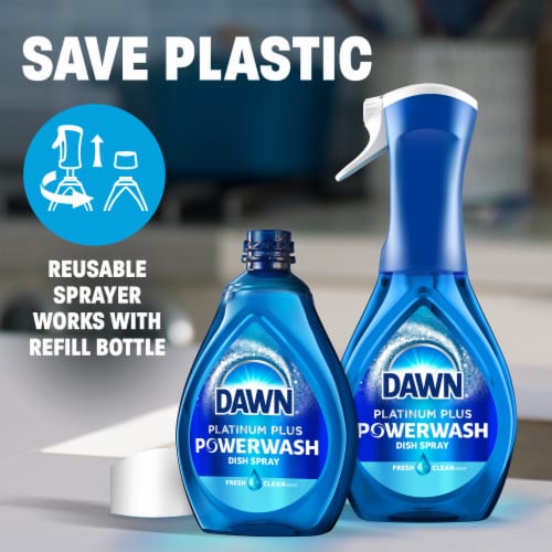 Dawn Platinum Powerwash Starter Kit Fresh Scent Spray Dish Soap - Fresh Scent