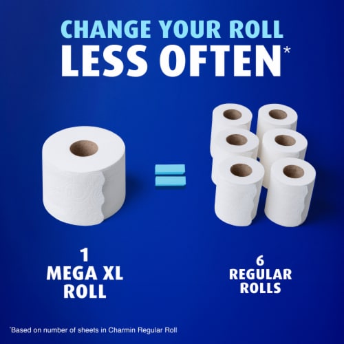 Charmin Ultra Soft Toilet Paper 6 Mega XL Rolls - 12 rolls