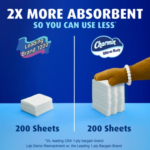 Charmin Ultra Soft Toilet Paper 6 Mega XL Rolls - 18 rolls