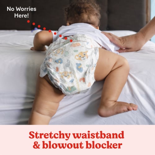 Huggies Little Movers Size 4 Baby Diapers (22-37 lbs) - Size 3 / 76 count