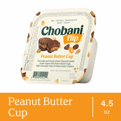 Chobani Flip Chocolate Peanut Butter Cup Low Fat Greek Yogurt Cup - Chobani Flip Chocolate Peanut Butter Cup Low Fat Greek Yogurt Cup