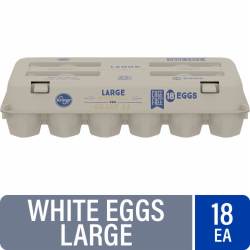 Kroger Cage Free Grade AA Large White Eggs - Kroger Cage Free Grade AA Large White Eggs