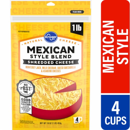 Kroger Mexican Style Shredded Cheese - Kroger Mexican Style Shredded Cheese