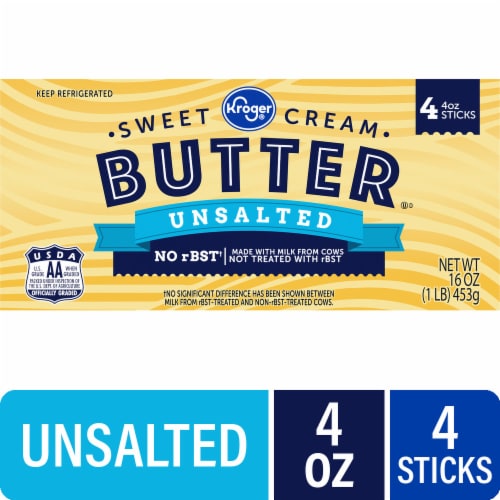 Kroger Salted Butter Sticks - Unsalted