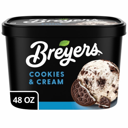 Breyers Frozen Dairy Dessert Cookies and Cream - Breyers Frozen Dairy Dessert Cookies and Cream