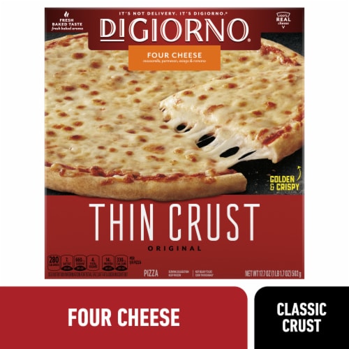 DiGiorno Frozen Pizza Four Cheese Thin Crust Pizza - DiGiorno Frozen Pizza Four Cheese Thin Crust Pizza