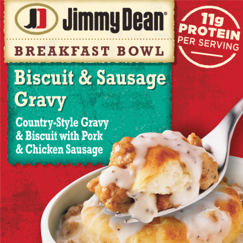 Jimmy Dean Biscuit & Sausage Gravy Frozen Breakfast Bowl - Jimmy Dean Biscuit & Sausage Gravy Frozen Breakfast Bowl
