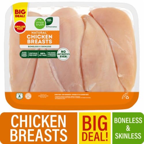 Simple Truth® Natural Boneless Skinless Fresh Chicken Breast Family Pack BIG DEAL! - Simple Truth® Natural Boneless Skinless Fresh Chicken Breast Family Pack BIG DEAL!, front