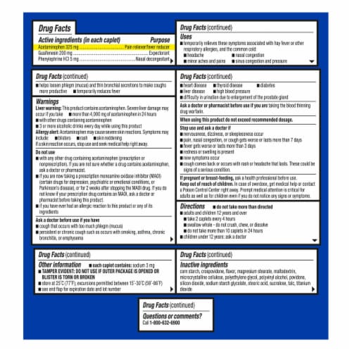 Kroger Severe DayTime Sinus Caplets - Kroger Severe DayTime Sinus Caplets