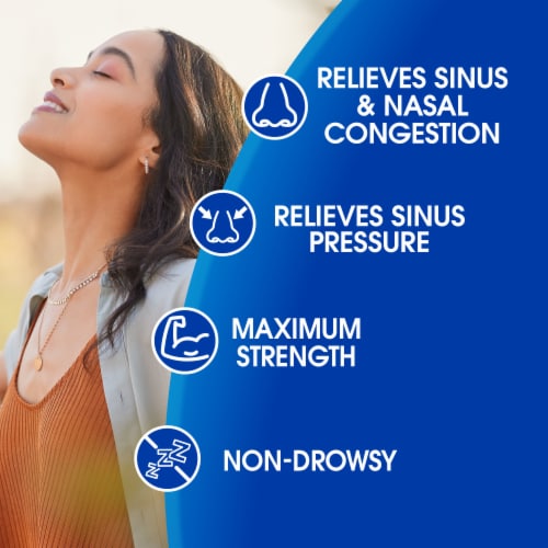 Kroger® Sinus Congestion Maximum Strength Non-Drowsy Tablets Phenylephrine HCl - 36 count