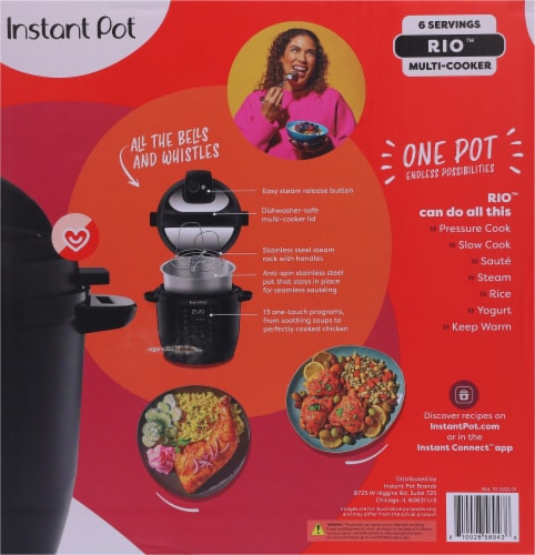 Instant Pot® RIO™ 6-Quart Multicooker - Instant Pot® RIO™ 6-Quart Multicooker