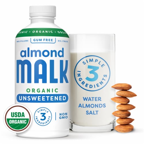 MALK Unsweetened Almond Organic Milk - MALK Unsweetened Almond Organic Milk