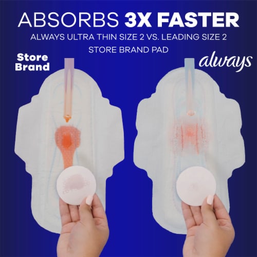 Always Ultra Thin Size 5 Extra Heavy Overnight Pads With Wings Unscented - Always Ultra Thin Size 5 Extra Heavy Overnight Pads With Wings Unscented