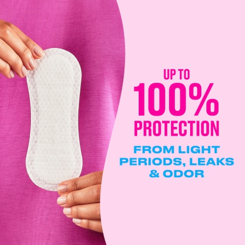 Carefree Panty Liners Regular Absorbency, Wrapped, Unscented - Regular
