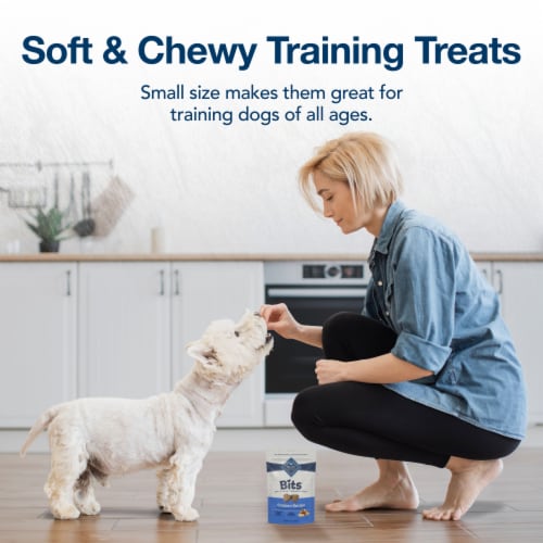 Blue Buffalo Bits Soft-Moist Training Dog Treats Natural Chicken - Blue Buffalo Bits Soft-Moist Training Dog Treats Natural Chicken