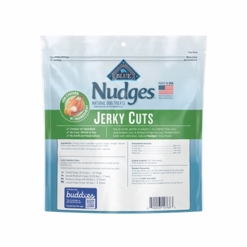Blue Buffalo Nudges Jerky Cuts Natural Dog Treats Chicken - Blue Buffalo Nudges Jerky Cuts Natural Dog Treats Chicken