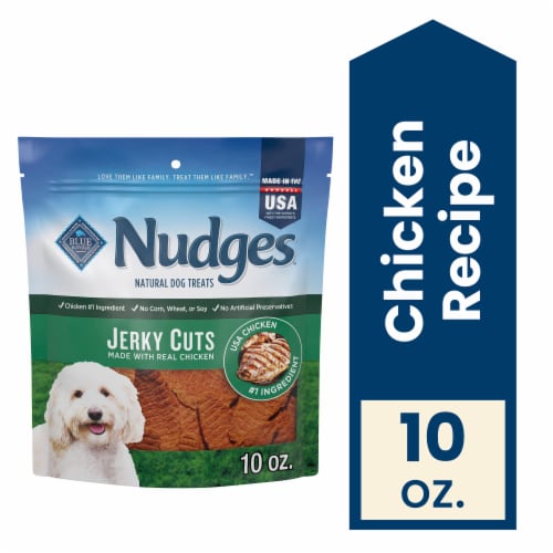 Blue Buffalo Nudges Jerky Cuts Natural Dog Treats with Chicken - Blue Buffalo Nudges Jerky Cuts Natural Dog Treats with Chicken