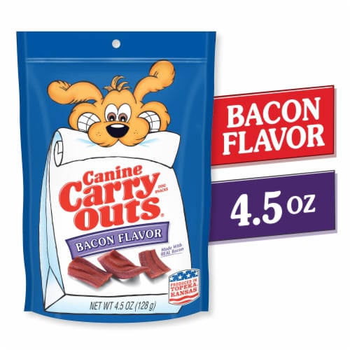 Canine Carry Outs Beef Flavor Dog Treats - Bacon