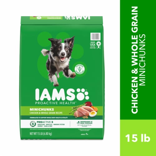 Iams Proactive Health Minichunks Adult Small Kibble Dry Dog Food Real Chicken Flavor - Iams Proactive Health Minichunks Adult Small Kibble Dry Dog Food Real Chicken Flavor
