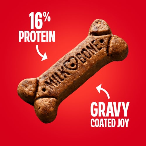 Milk-Bone GravyBones Dog Biscuits, Gravy Coated Small Dog Treats, 19 Oz. Box - Milk-Bone GravyBones Dog Biscuits, Gravy Coated Small Dog Treats, 19 Oz. Box