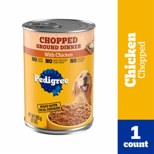 Pedigree Chopped Ground Dinner Adult Canned Soft Wet Dog Food Chicken - Pedigree Chopped Ground Dinner Adult Canned Soft Wet Dog Food Chicken