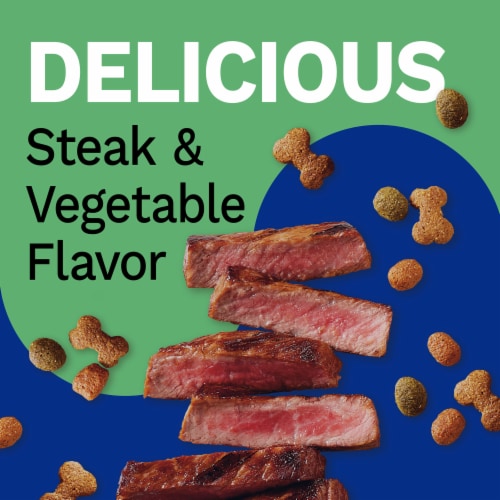 Pet Pride® Chunk Style Chicken Flavor Dog Food - Steak & Vegetable