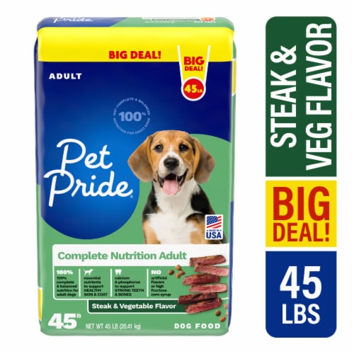 Pet Pride® Chunk Style Chicken Flavor Dog Food - Steak & Vegetable