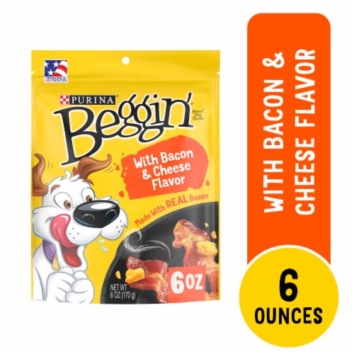 Purina Beggin' Strips Dog Treats with Bacon & Cheese Flavors - Purina Beggin' Strips Dog Treats with Bacon & Cheese Flavors