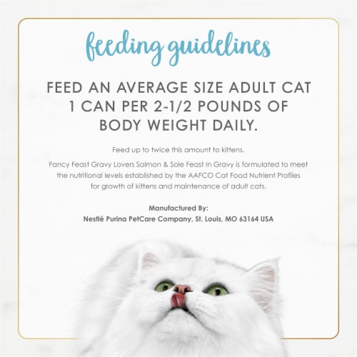Purina Fancy Feast Wet Cat Food Gravy Lovers Salmon and Sole Feast Gourmet in Gravy - Purina Fancy Feast Wet Cat Food Gravy Lovers Salmon and Sole Feast Gourmet in Gravy