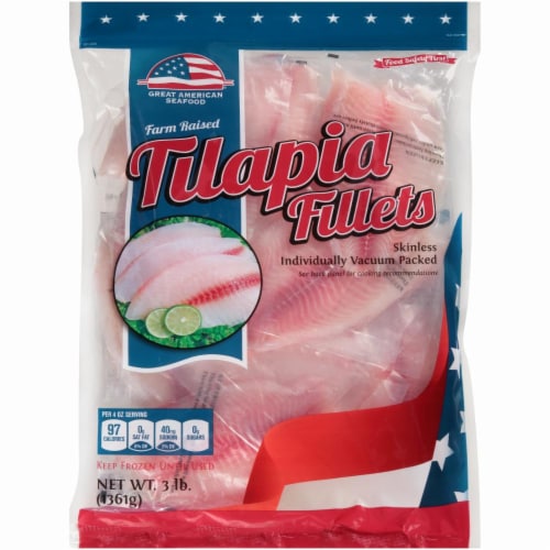 Great American Seafood Tilapia Fillets - Great American Seafood Tilapia Fillets