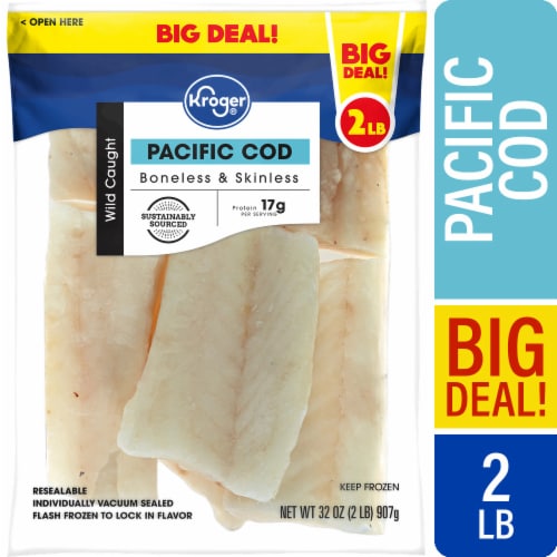 Kroger® Wild Caught Pink Salmon Fillets Frozen BIG DEAL! - Cod